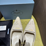 Туфли с открытой пяткой Prada