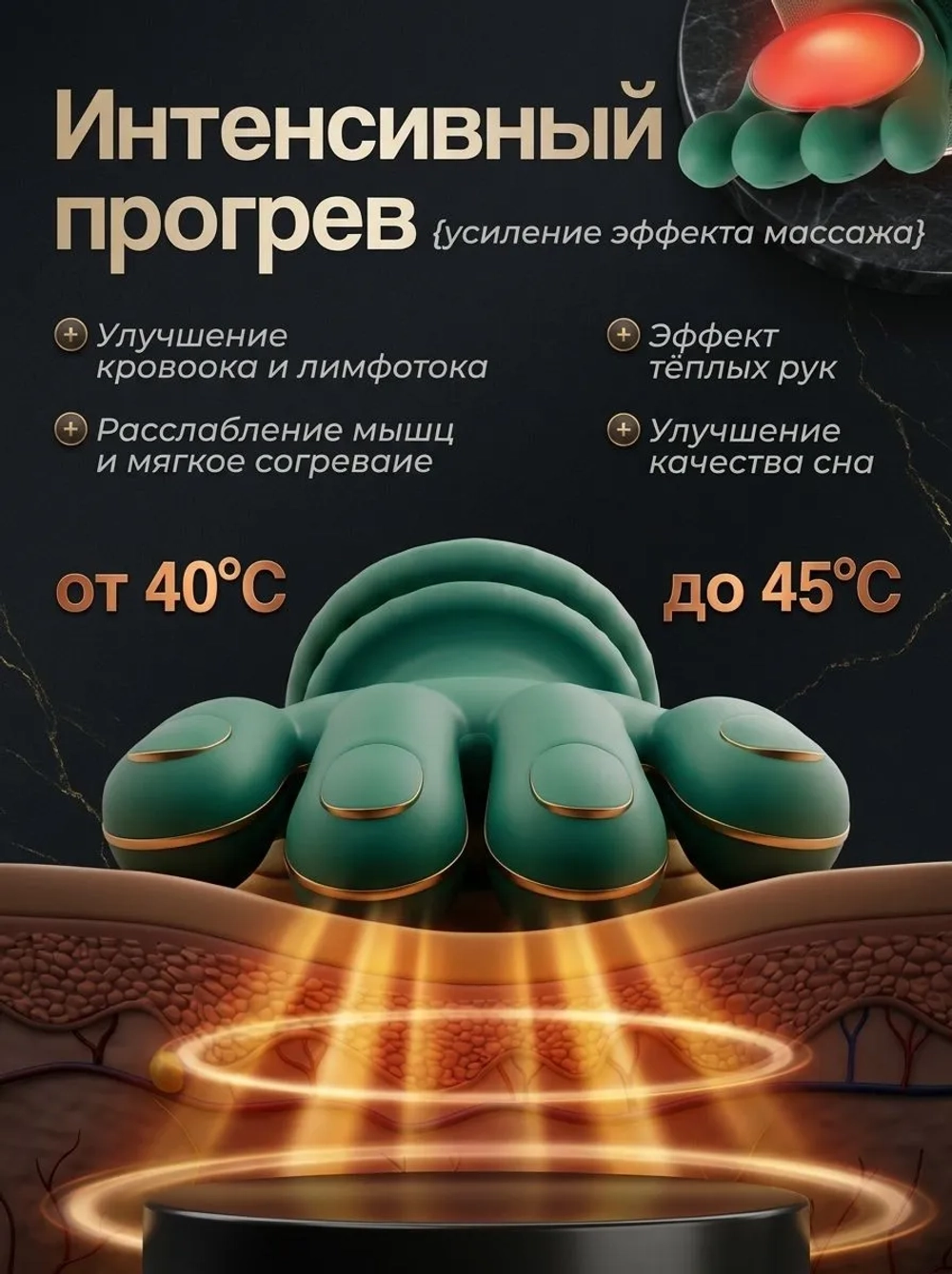 Массажер для шеи и плеч электрический, массажер для спины.