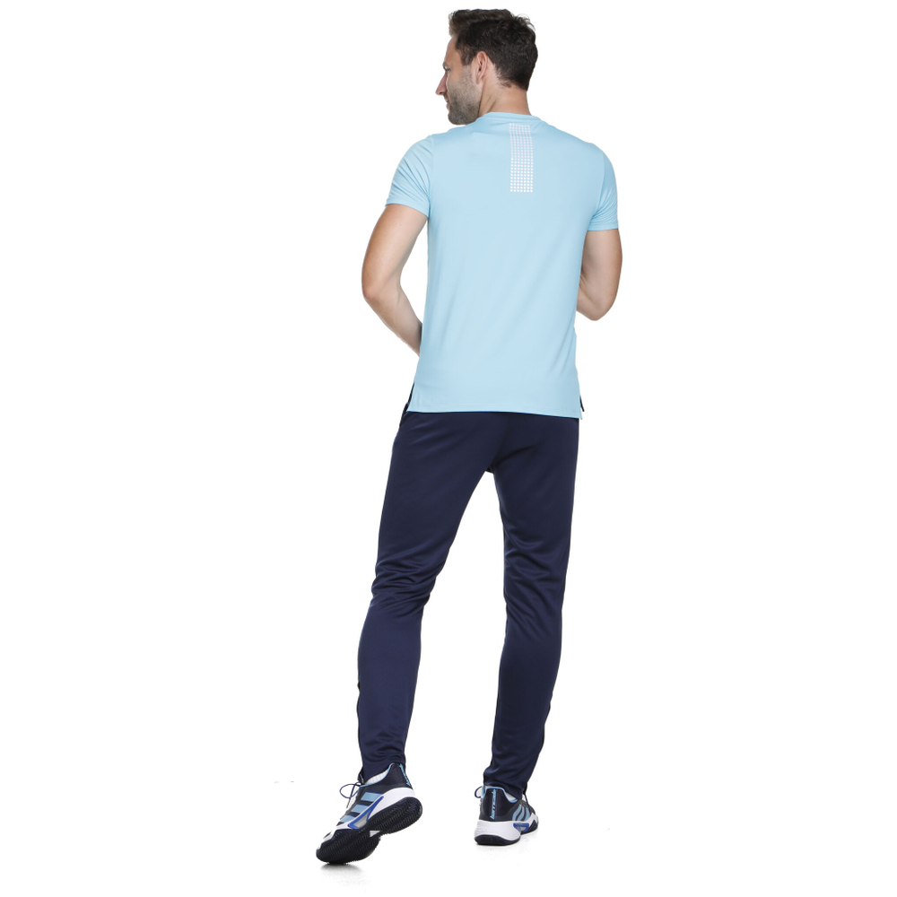 Мужские теннисные штаны Dunlop Knitted Training Pants Men - Dark Blue, White