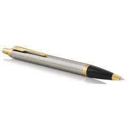 Шариковая ручка Parker IM Core K321 Brushed Metal GT Mblue (1931670)