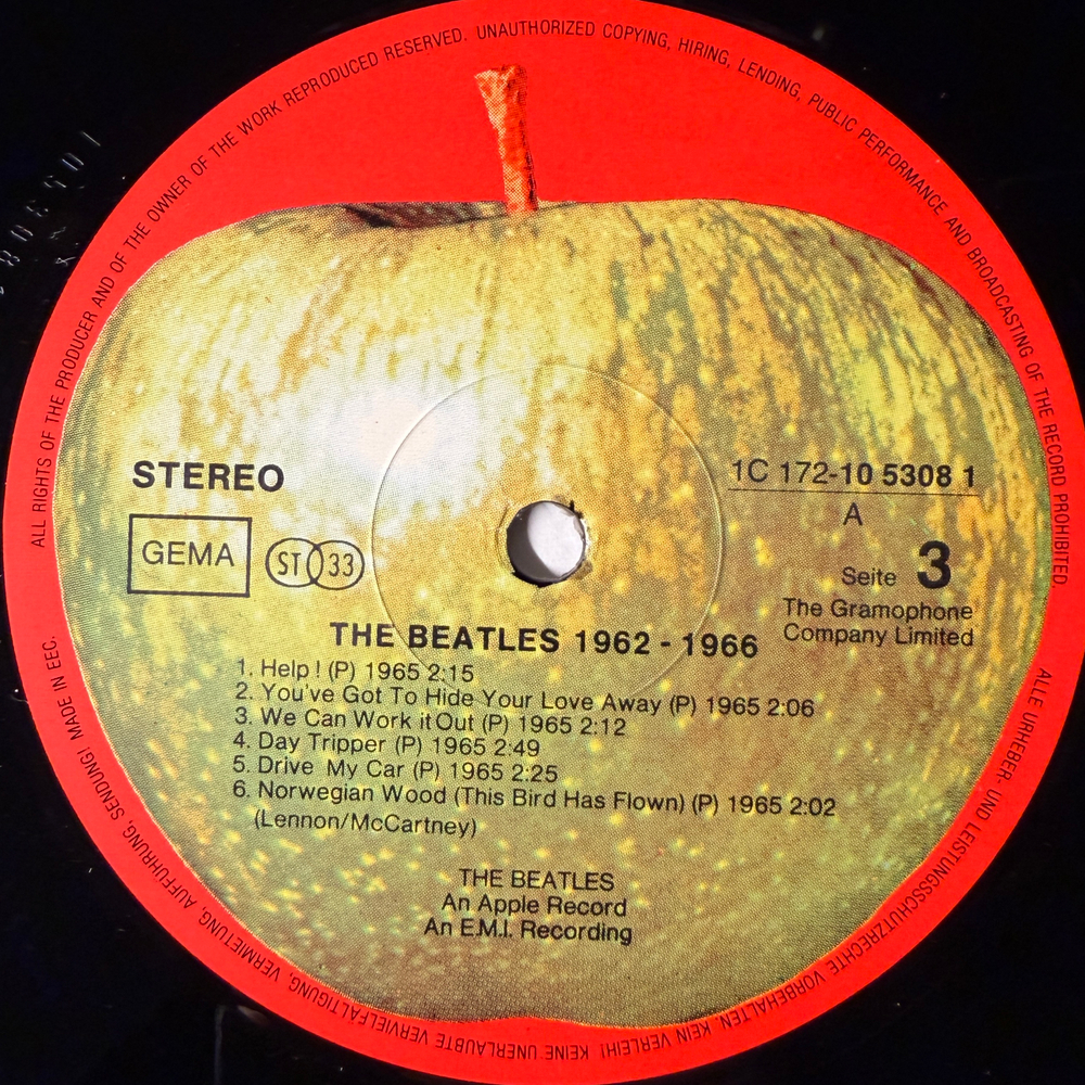 The Beatles – 1962 - 1966 2LP (Германия 1985г.) Т