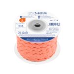 Тесьма отделочная зигзаг 5 мм, 30 м, 004 яр.персиковый, Gamma JZ-5