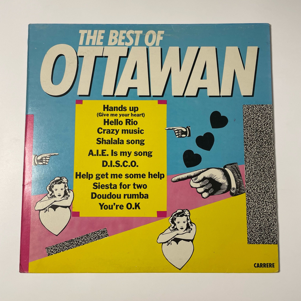 Винтажная виниловая пластинка LP Ottawan, The Best Of Ottawan (Греция 1982) Hands Up, D.I.S.C.O