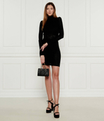 Кожаная сумка через плечо Fleming Soft Mini Chain TORY BURCH - черный(152334)