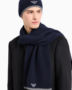 Набор (шапка, шарф) мужской EMPORIO ARMANI