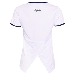 Женская теннисная футболка Australian T-Shirt Ace With Back Split - bianco