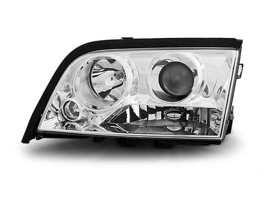 Передние фары Mercedes C W202 chrome
