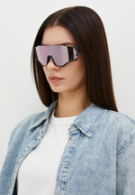 Спортивные очки HILX Revok / Matt Black Blue / Light Purple Lens