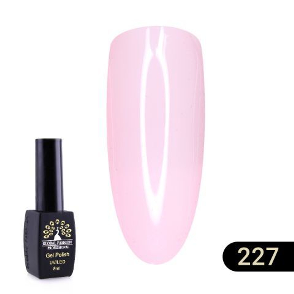 Гель лак BLACK ELITE 227, Global Fashion 8 мл