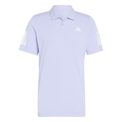 Мужское теннисное поло Adidas Club 3 Stripes - violet tone