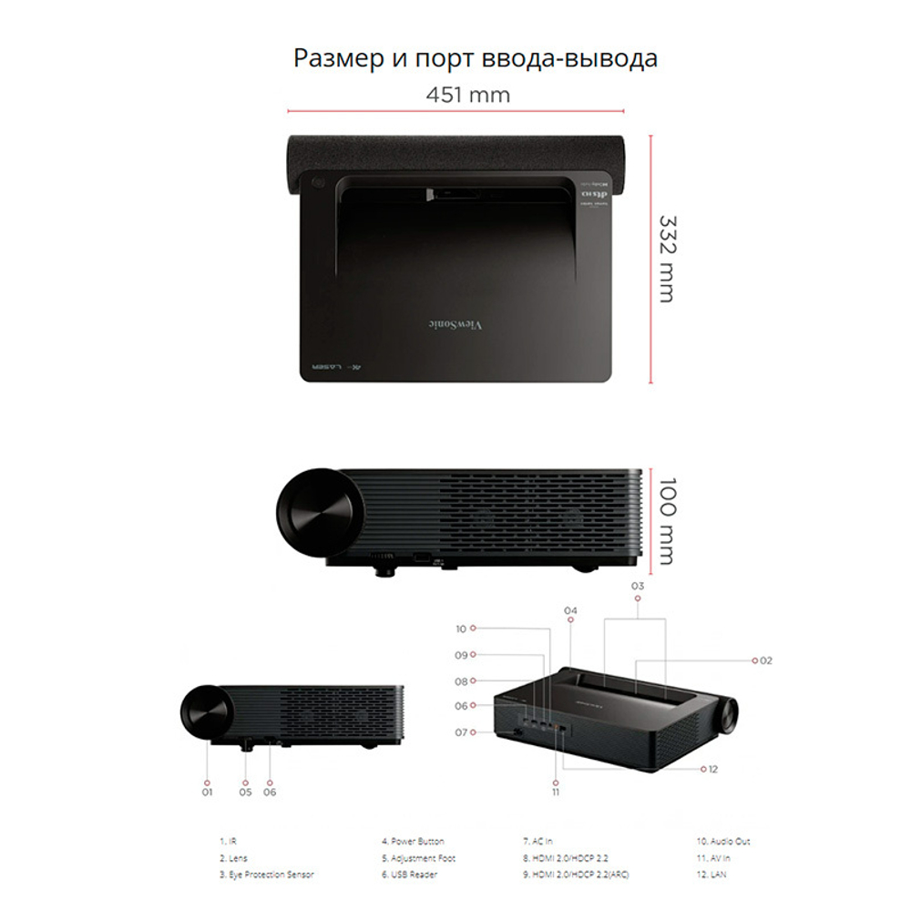 Проектор VIEWSONIC X2000B-4K