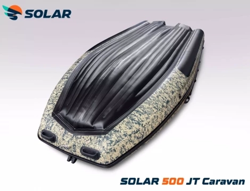 Лодка надувная моторная solar-500 caravan jet tunnel