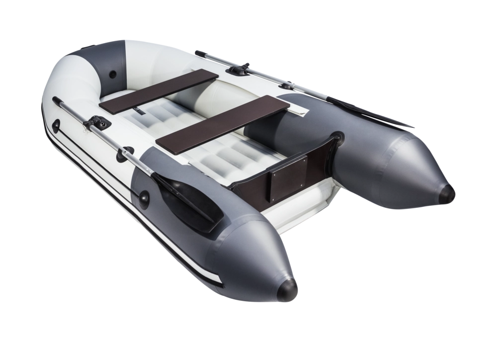 Лодка Таймень NX 2800 НДНД, 2800*1420*400 мм., цвет серый - графит