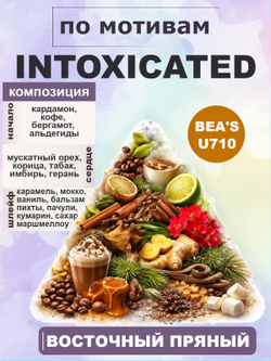 Intoxicated / Интоксикация BEA'S духи унисекс U710, флакон 50мл