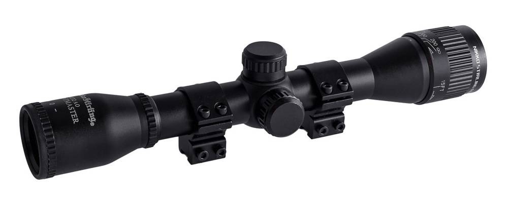 Прицел Nikko Stirling серии MOUNTMASTER 4x32, Half MD, без подсветки, АО, 2 кольца на 11мм