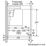 Встраиваемая вытяжка Bosch DFR067T51