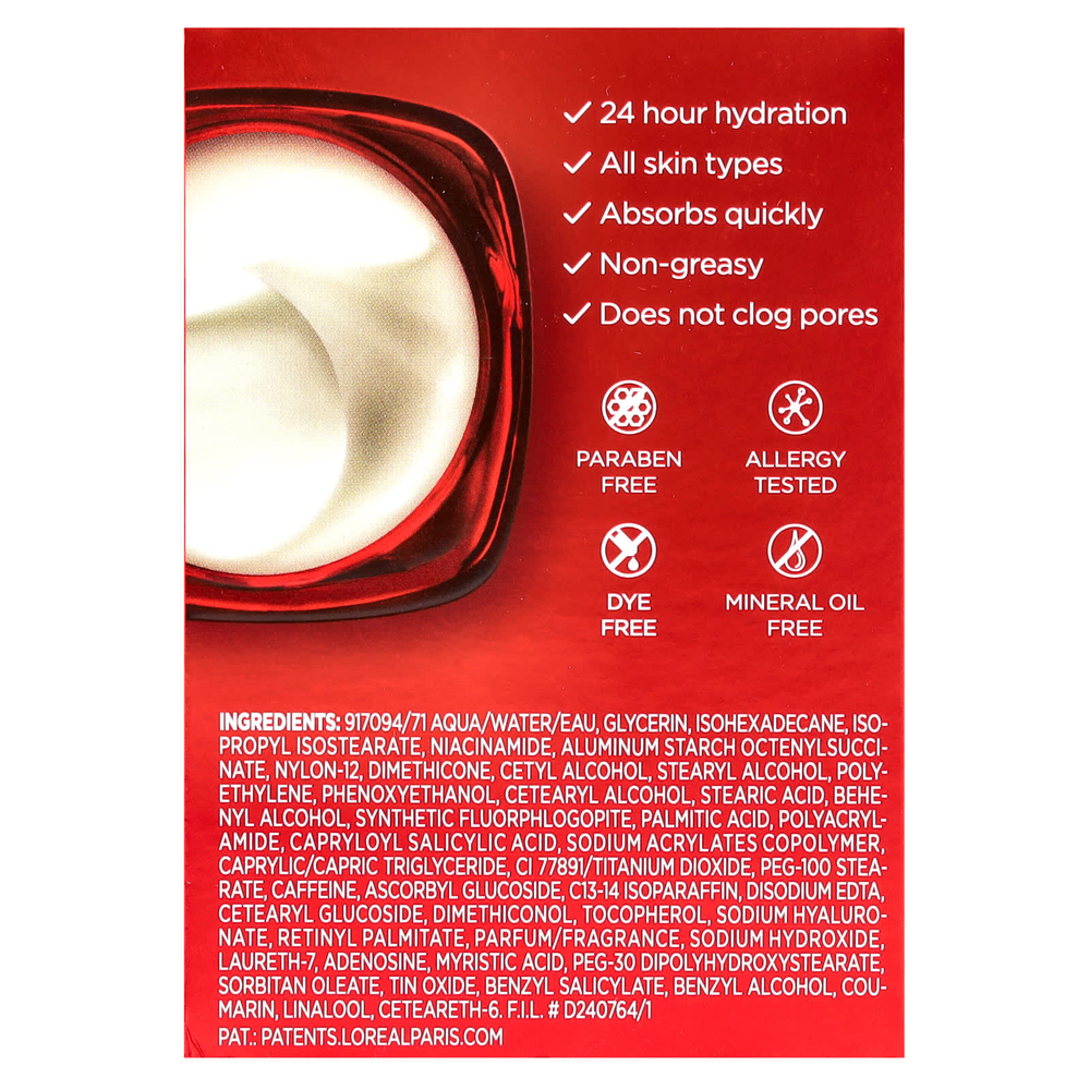 L'Oréal, Revitalift Triple Power, антивозрастное увлажняющее средство, 48 г (1,7 унции)
