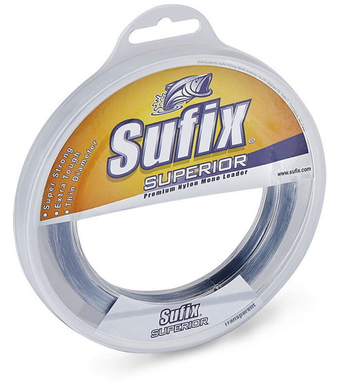 Леска SUFIX Superior Leader прозрачная 100 м 2.0 мм 227 кг