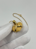 Кулон в виде сердца Wedgwood жёлтый
