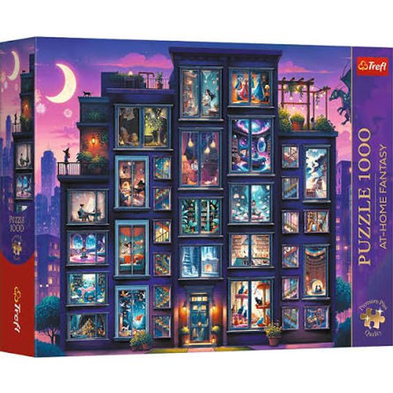 Pazl \ Puzzle \ Пазлы Puzzles - "1000 Premium Plus" - At-Home Fantasy: A Night Full of Stories
