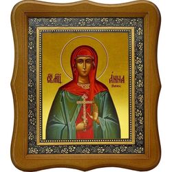 Анна Попова мученица. Икона на холсте.