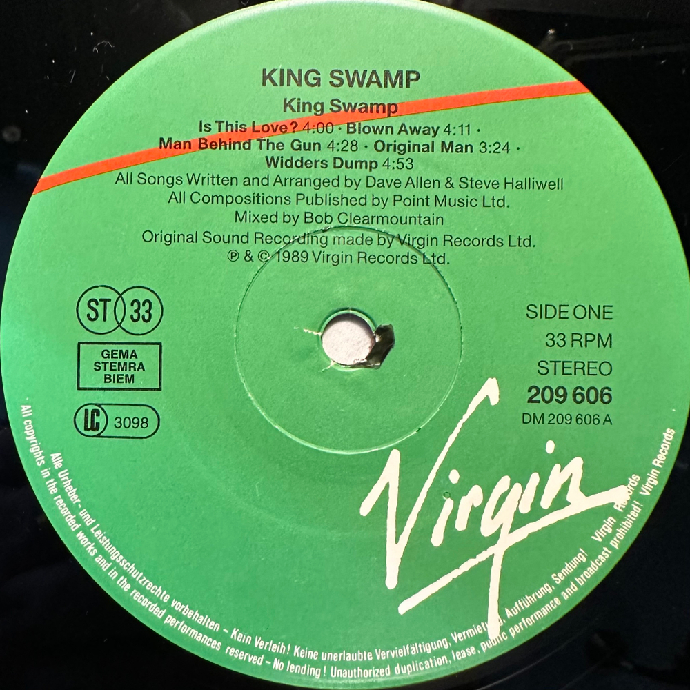 King Swamp - King Swamp (Европа 1989г.)