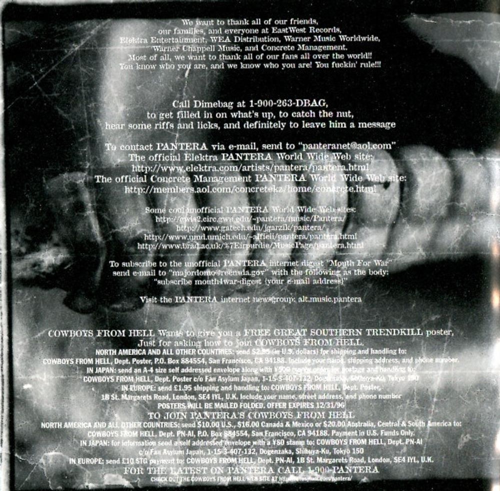Pantera. The Great Southern Trendkill (CD)