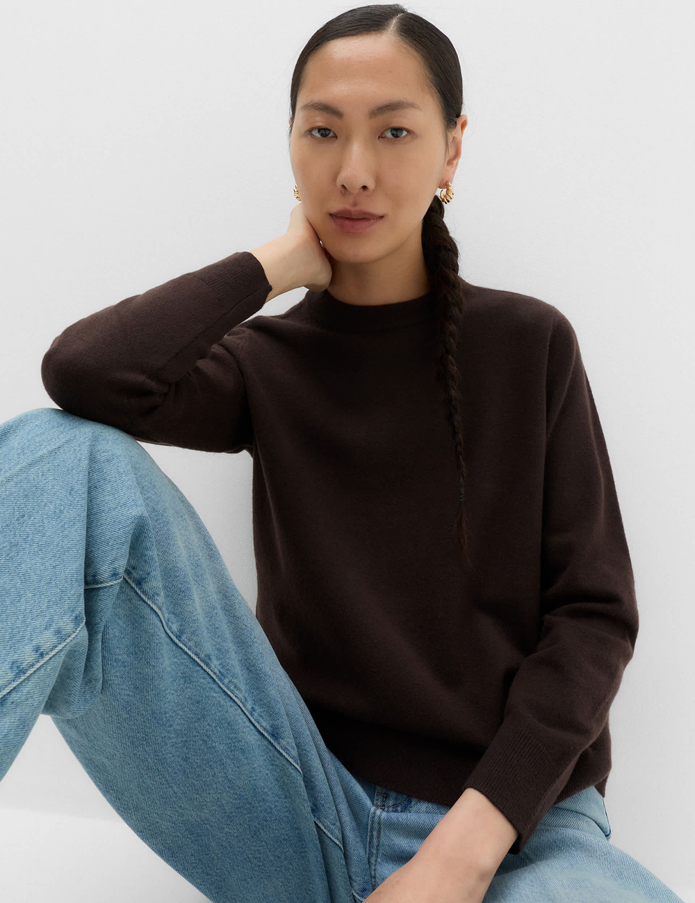 Свитер с круглым вырезом Air-Yarn - Marks & Spencer