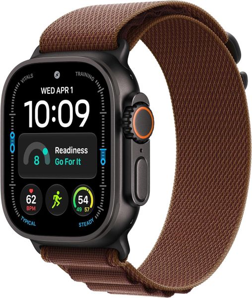 Умные часы Apple Watch Ultra 4 49 мм Black Titanium Case with Alpine Loop (L) Бордовый | Burgundy