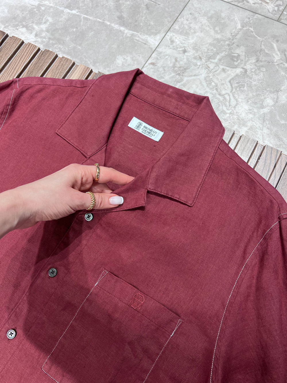 Льняной костюм Brunello Cucinelli