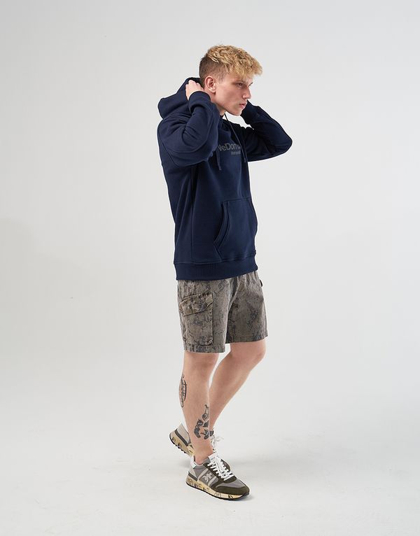 Худи We Don’t Care Basic Logo Hoodie Navy - фото 2