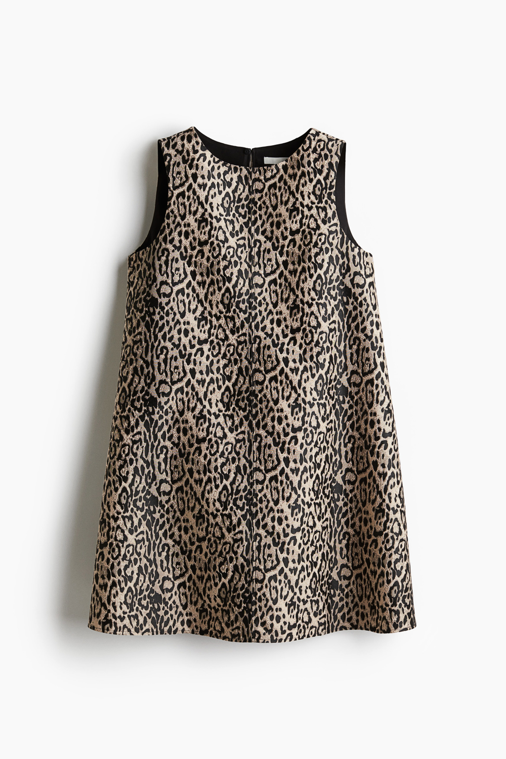 Платье без рукавов из жаккарда - H&M