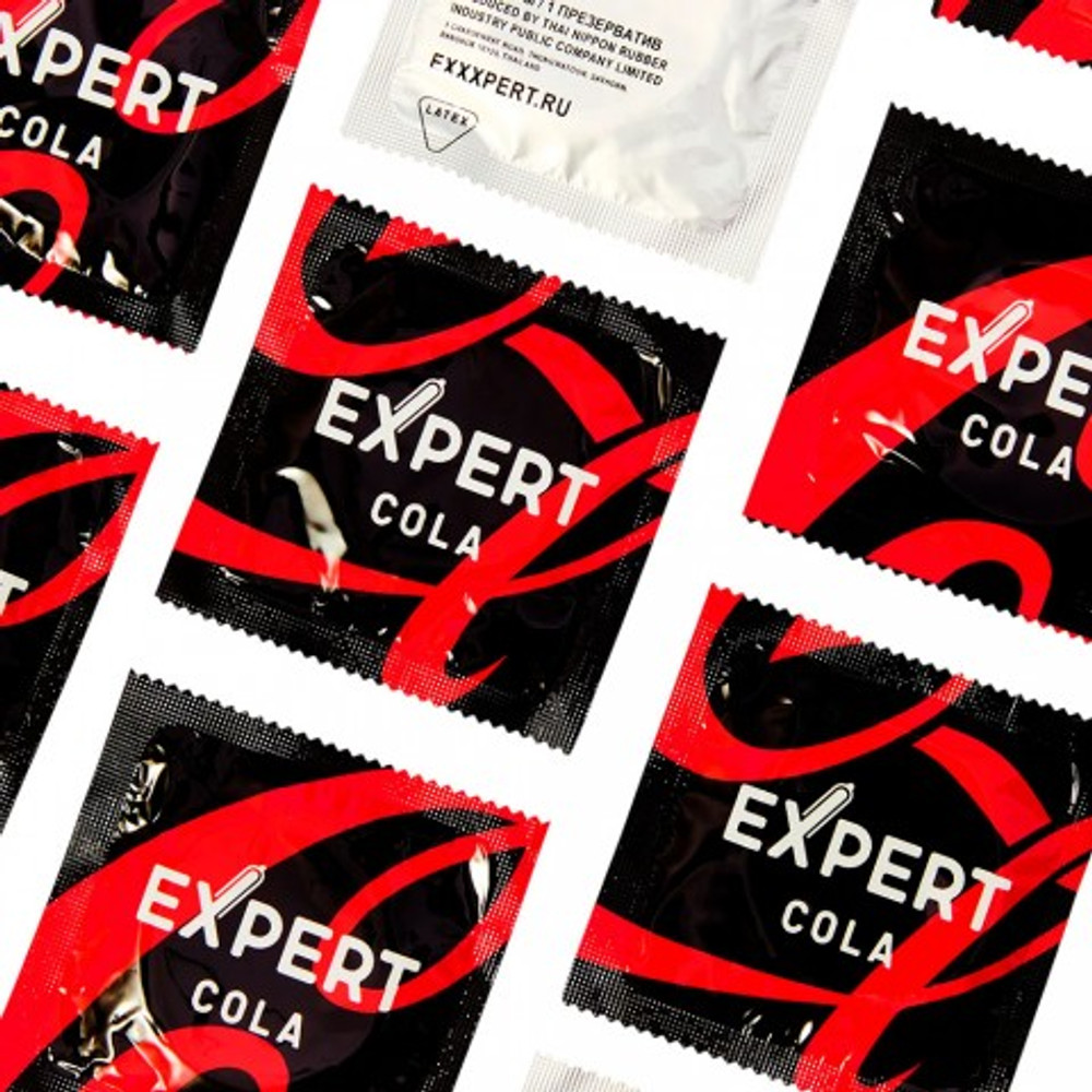 Презервативы EXPERT Cola, аромат Колы, 3 шт