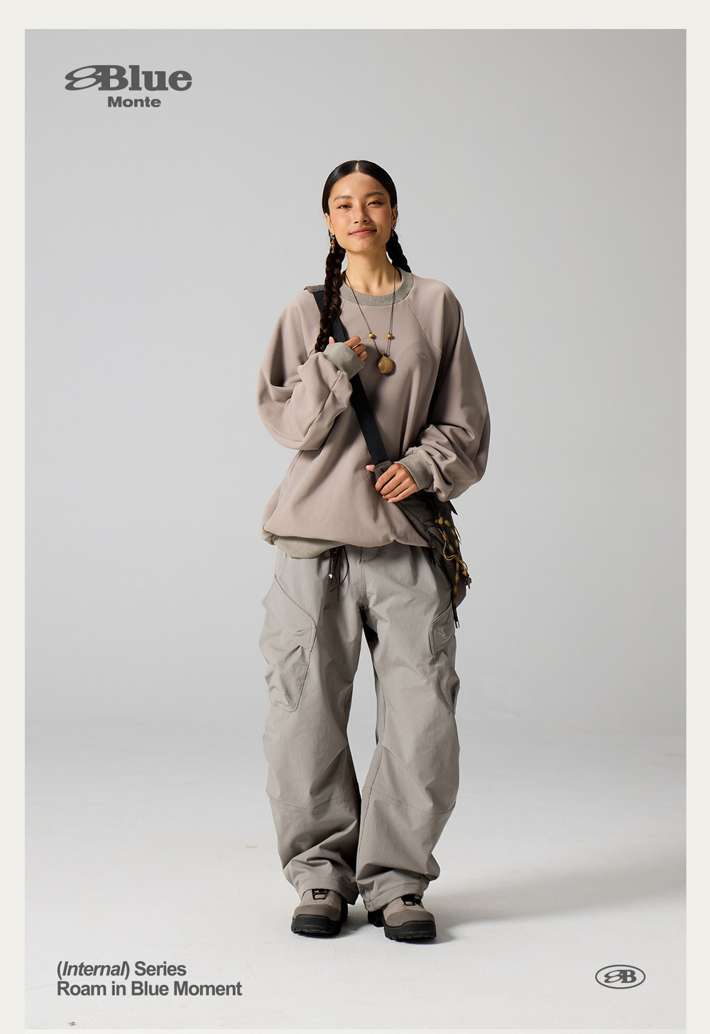 WMNS Штаны Nothomme BlueMonte Heattech Wide серый