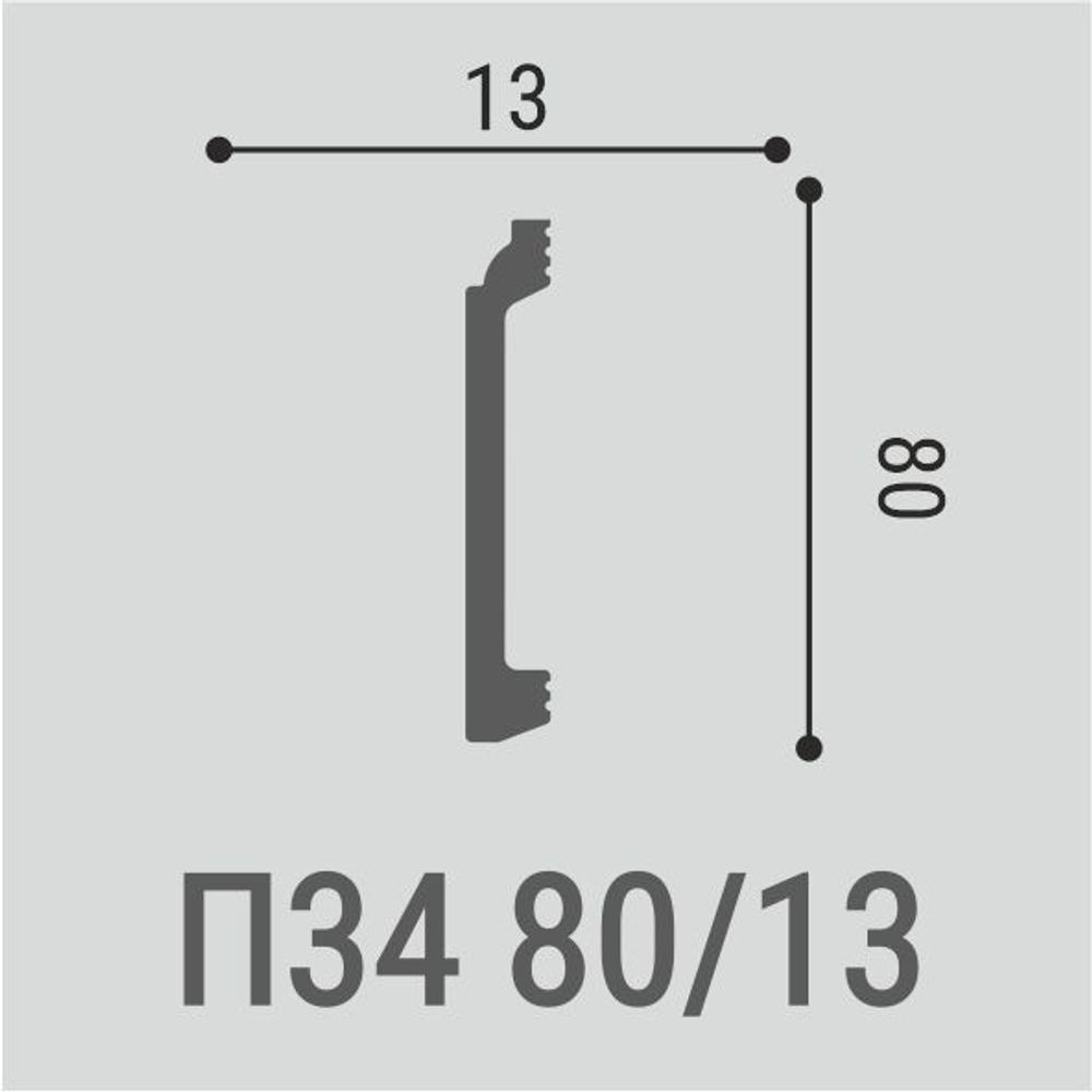 Плинтус П 34