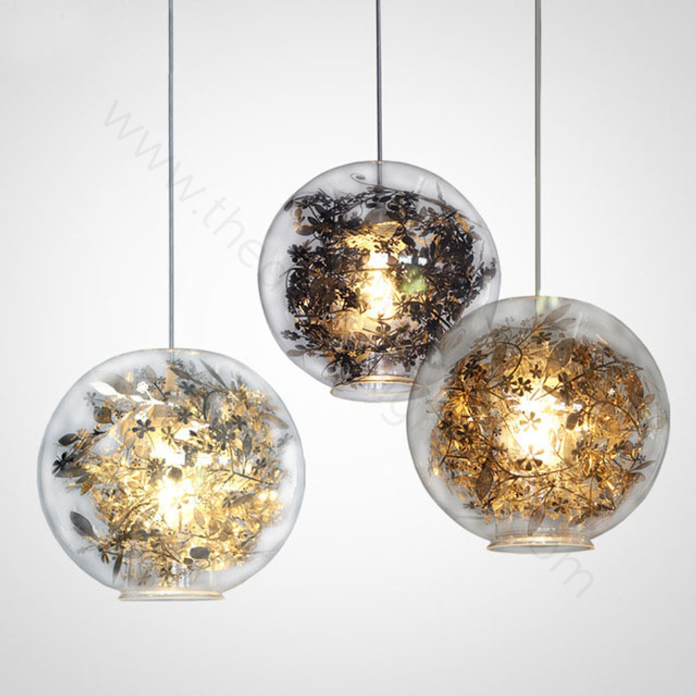 Pendant design lamp Tangle Globe by Artecnica (Gold)