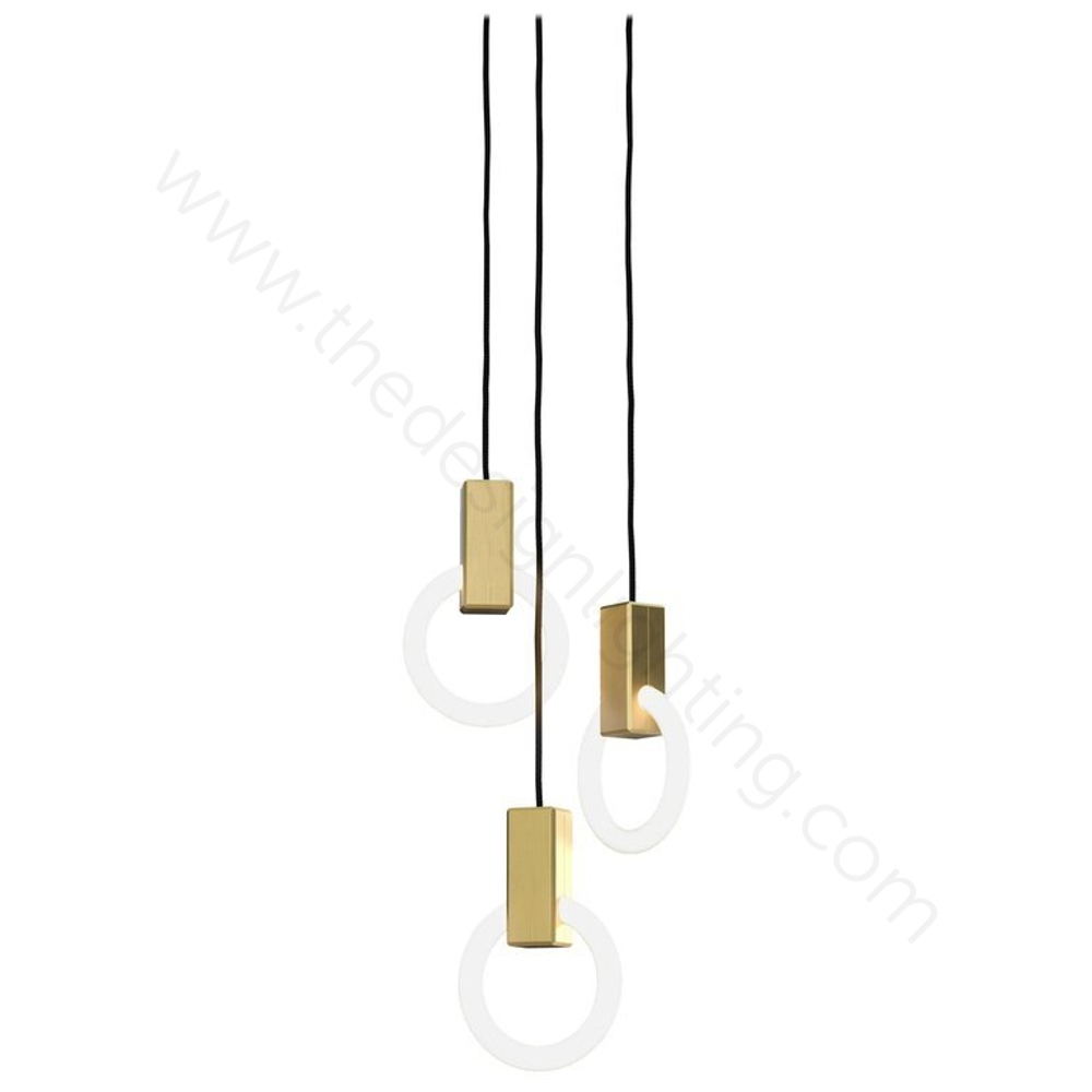 Pendant design lamp Halo by  Matthew McCormick (3 lampshade 20/30/30)