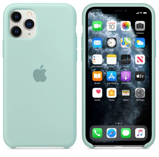 Чехол Silicone Case для Apple iPhone 11 Pro Case Beryl