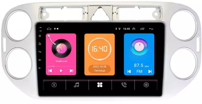 Магнитола для Volkswagen Tiguan 2007-2011, Golf Plus 2004-2014 - GT9-9048 на Android 10