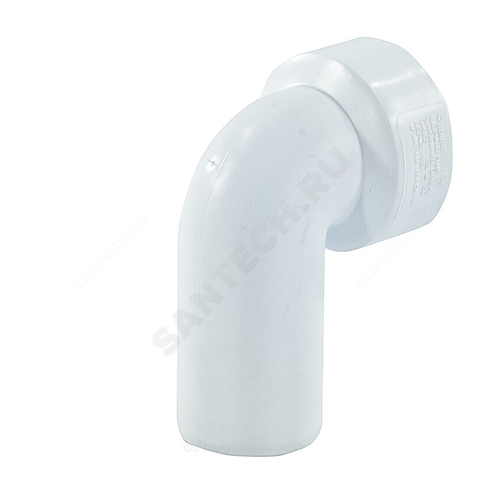 Отвод PP-H сифонный бесшумный белый RAUPIANO PLUS Дн 50х50х90гр б/нап Rehau 11214441001