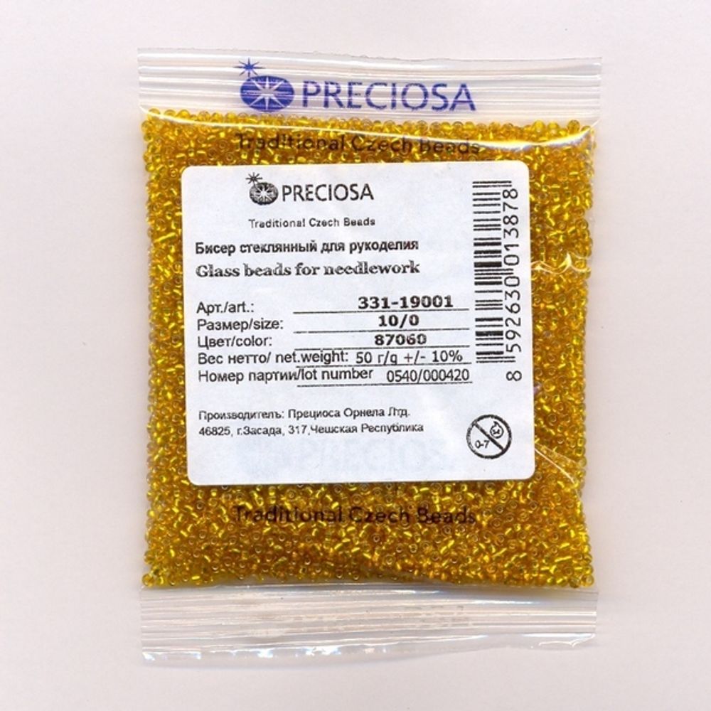 Бисер 10/0 PRECIOSA, 50 г