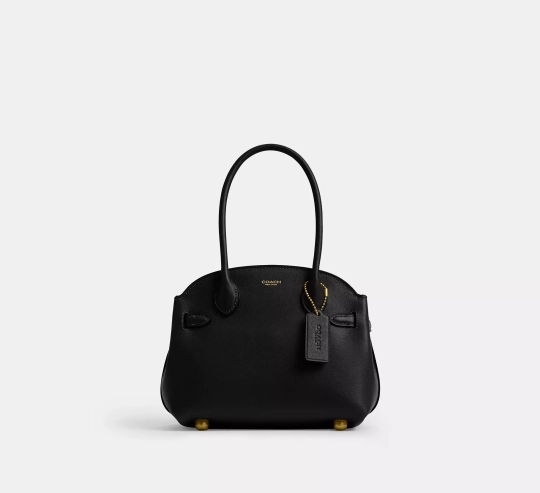 COACH СУМКА SOFT EMPIRE 21, ЧЕРНЫЙ