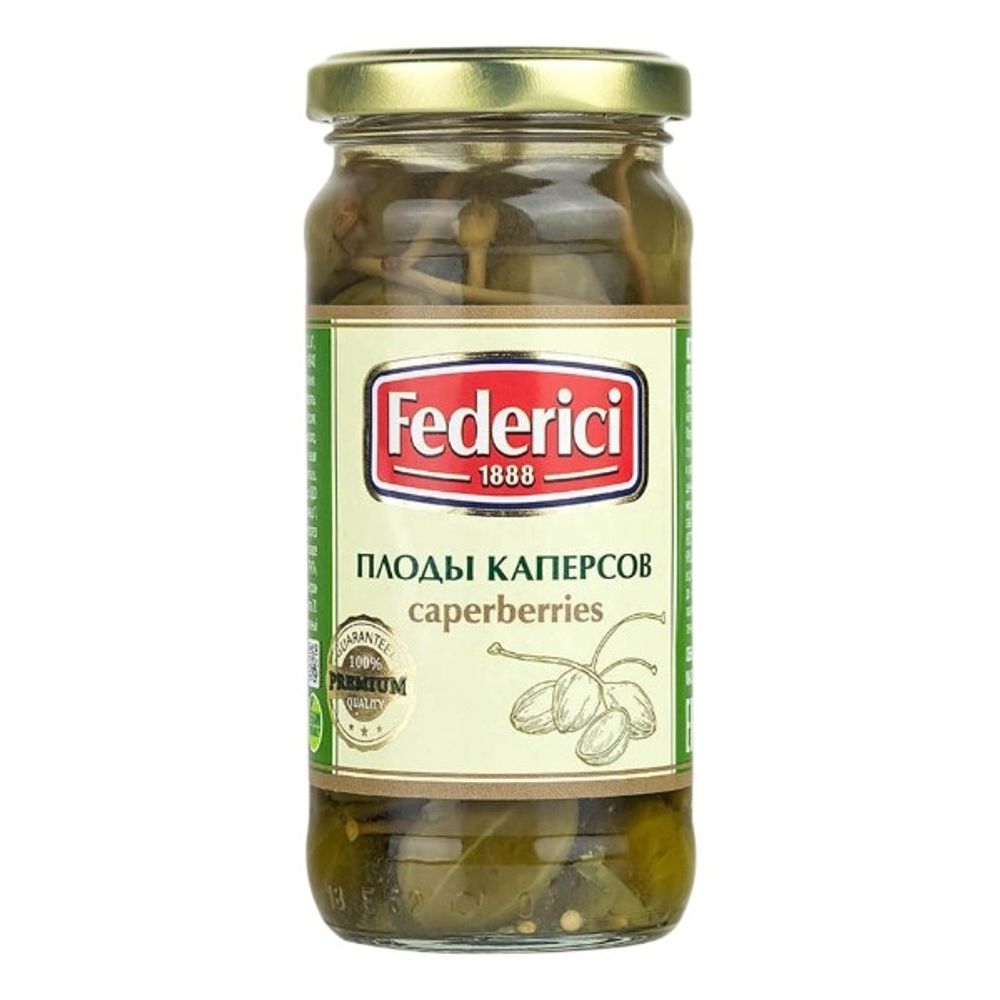 Плоды каперсов ст/б 230г*12шт Federici