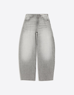 Женские джинсы barrel с высокой посадкой - BERSHKA