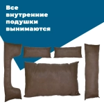 Лежанка для большой собаки разборная размер XL синяя Царь-лежанка Lapalandia