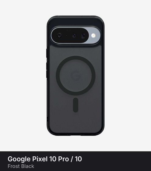 Чехол Spigen Ultra Hybrid Metal Ring MagSafe для Google Pixel 10 Pro / 10 Frost Black