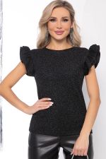 Блуза "Анджелина" (блэк) Б7791 LT Collection (Акция)