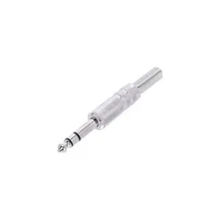 Adam Hall K3CJM3 - разъем TRS (jack) 6.3 mm stereo (М), металлический
