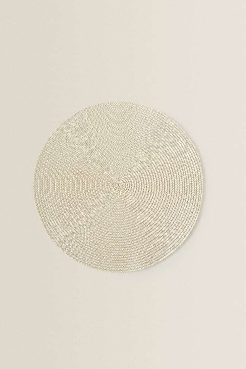 ZARA HOME КРУГЛАЯ САЛФЕТКА (УПАКОВКА ИЗ 2 ШТУК), БЕЖЕВО-КОРИЧНЕВЫЙ