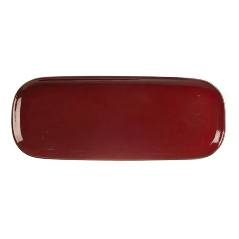 Блюдо овальное 36*14 см h2 см Evolution Dark Red P.L. Proff Cuisine [1]